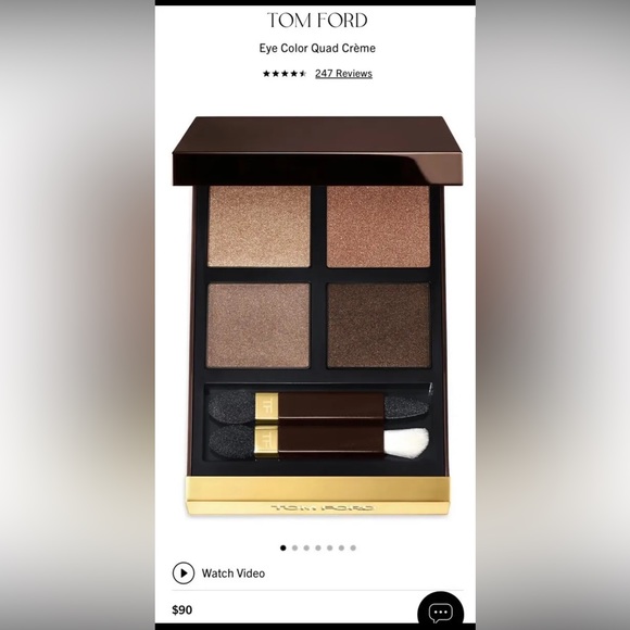 Original!!! Tom Ford Eye Color Quad Crème .31oz